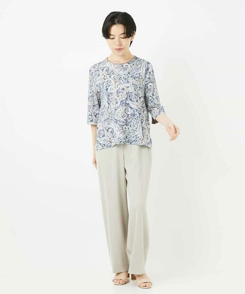 Maison de CINQ / メゾン ドゥ サンク カットソー | モダン更紗ペイズリーカットソー | 詳細11