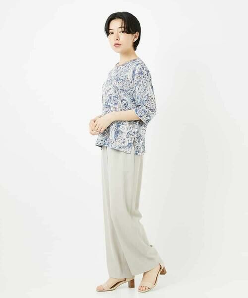 Maison de CINQ / メゾン ドゥ サンク カットソー | モダン更紗ペイズリーカットソー | 詳細13