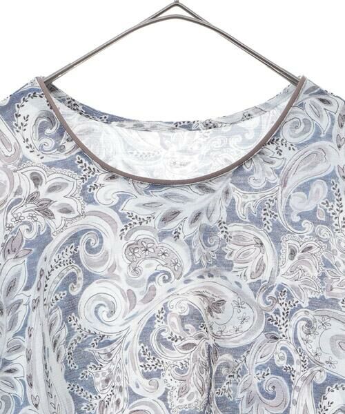 Maison de CINQ / メゾン ドゥ サンク カットソー | モダン更紗ペイズリーカットソー | 詳細16