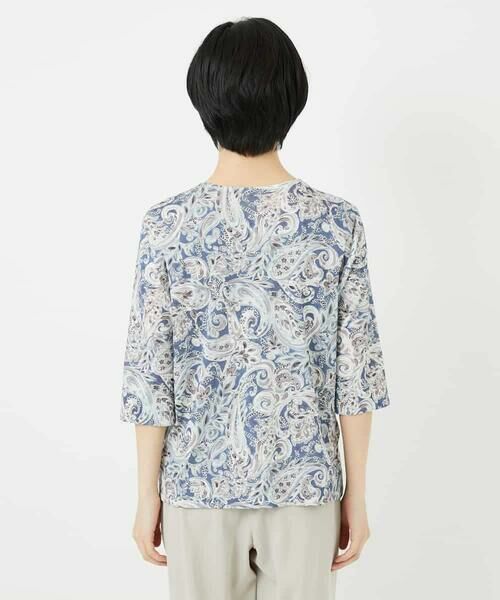 Maison de CINQ / メゾン ドゥ サンク カットソー | モダン更紗ペイズリーカットソー | 詳細5