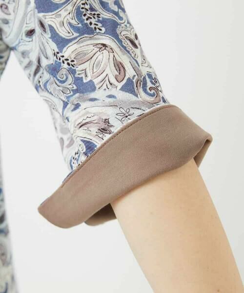 Maison de CINQ / メゾン ドゥ サンク カットソー | モダン更紗ペイズリーカットソー | 詳細8