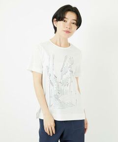 Maison de CINQ / メゾン ドゥ サンク カットソー | PARIS風景プリントTシャツ
