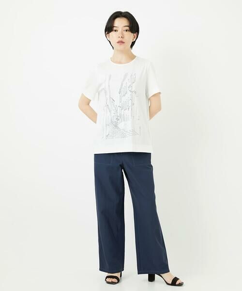 Maison de CINQ / メゾン ドゥ サンク カットソー | PARIS風景プリントTシャツ | 詳細21