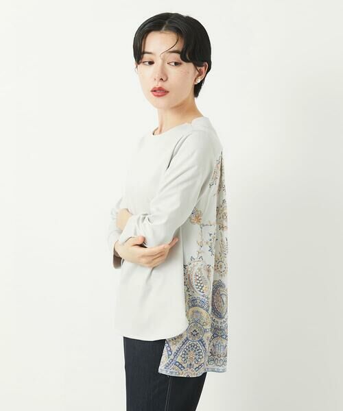 Maison de CINQ / メゾン ドゥ サンク カットソー | RATTIオーナメントプリントカットソー | 詳細11