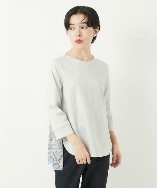 Maison de CINQ / メゾン ドゥ サンク カットソー | RATTIオーナメントプリントカットソー | 詳細13