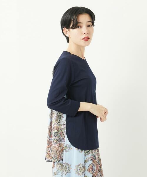 Maison de CINQ / メゾン ドゥ サンク カットソー | RATTIオーナメントプリントカットソー | 詳細6