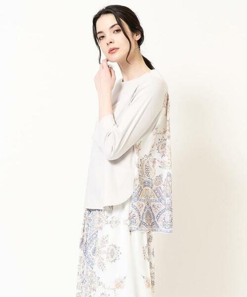 Maison de CINQ / メゾン ドゥ サンク カットソー | RATTIオーナメントプリントカットソー | 詳細9