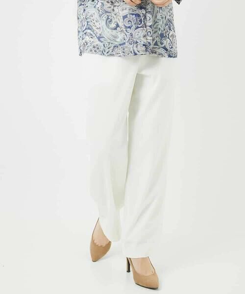 Maison de CINQ / メゾン ドゥ サンク チノ・ワークパンツ | ウエストゴムストレートパンツ | 詳細3