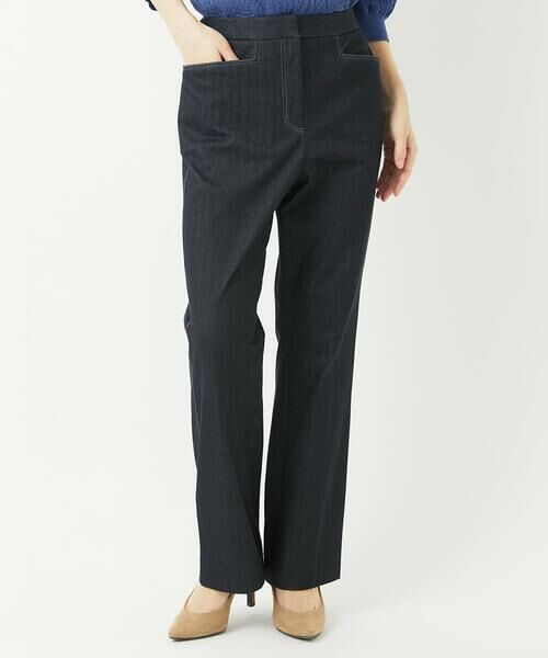 Maison de CINQ / メゾン ドゥ サンク チノ・ワークパンツ | [セットアップ対応]ヘリンボーン柄ジャージーパンツ | 詳細1