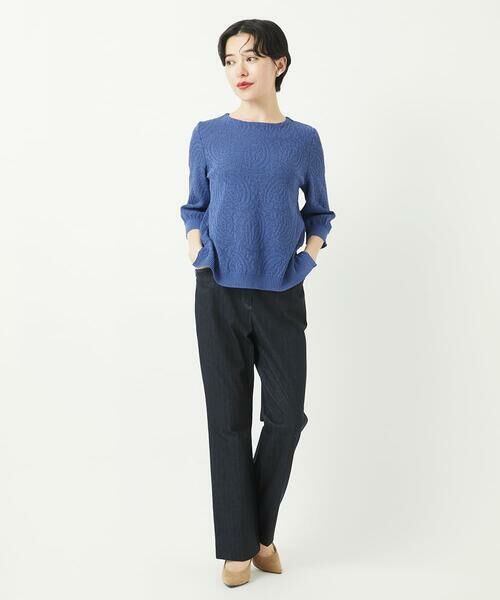 Maison de CINQ / メゾン ドゥ サンク チノ・ワークパンツ | [セットアップ対応]ヘリンボーン柄ジャージーパンツ | 詳細13