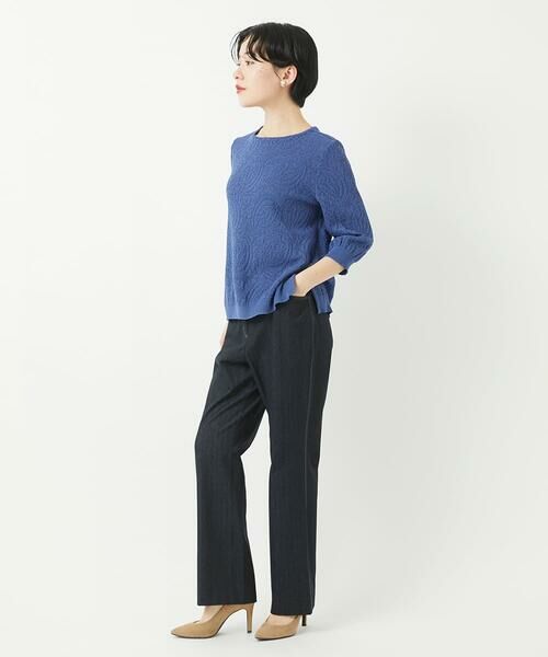 Maison de CINQ / メゾン ドゥ サンク チノ・ワークパンツ | [セットアップ対応]ヘリンボーン柄ジャージーパンツ | 詳細14