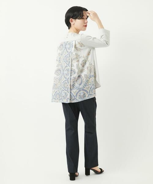 Maison de CINQ / メゾン ドゥ サンク チノ・ワークパンツ | [セットアップ対応]ヘリンボーン柄ジャージーパンツ | 詳細17