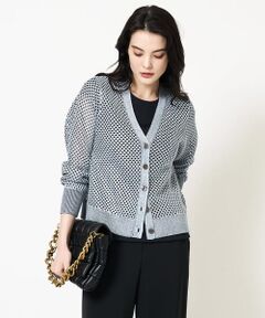 Maison de CINQ / メゾン ドゥ サンク カーディガン・ボレロ | メッシュニットカーディガン