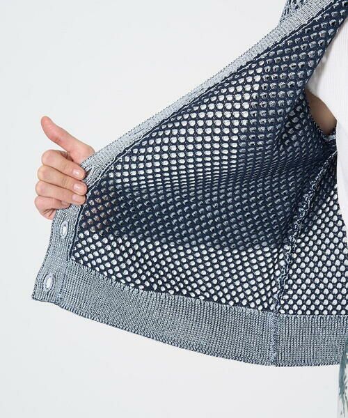 Maison de CINQ / メゾン ドゥ サンク カーディガン・ボレロ | メッシュニットカーディガン | 詳細9