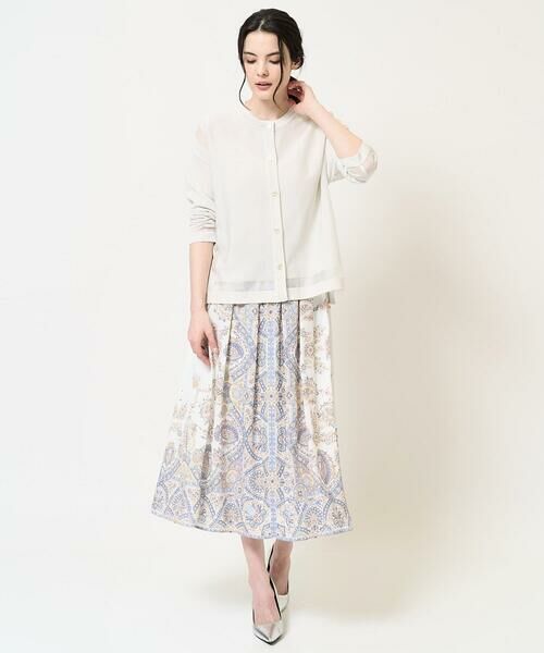 Maison de CINQ / メゾン ドゥ サンク カーディガン・ボレロ | [吸水速乾･接触冷感]透かしデザインニットカーディガン | 詳細12