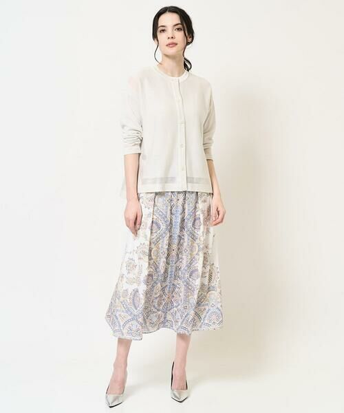 Maison de CINQ / メゾン ドゥ サンク カーディガン・ボレロ | [吸水速乾･接触冷感]透かしデザインニットカーディガン | 詳細13