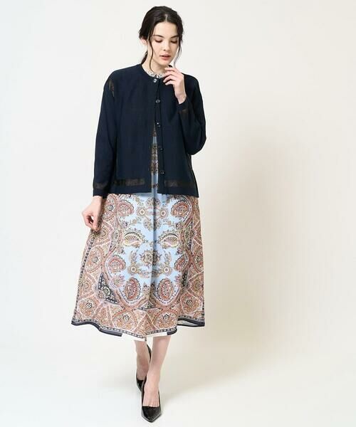 Maison de CINQ / メゾン ドゥ サンク カーディガン・ボレロ | [吸水速乾･接触冷感]透かしデザインニットカーディガン | 詳細23