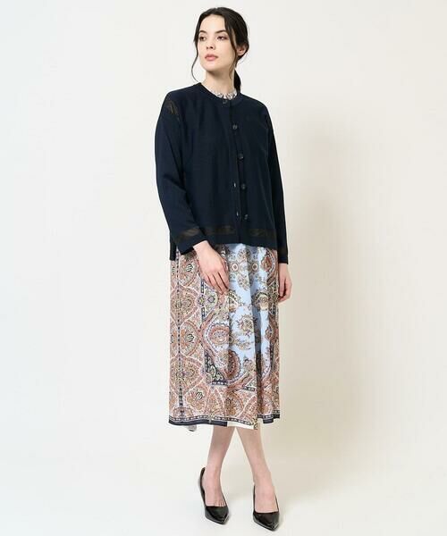 Maison de CINQ / メゾン ドゥ サンク カーディガン・ボレロ | [吸水速乾･接触冷感]透かしデザインニットカーディガン | 詳細24