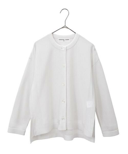 Maison de CINQ / メゾン ドゥ サンク カーディガン・ボレロ | [吸水速乾･接触冷感]透かしデザインニットカーディガン | 詳細27