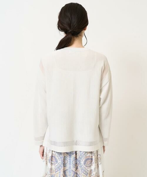 Maison de CINQ / メゾン ドゥ サンク カーディガン・ボレロ | [吸水速乾･接触冷感]透かしデザインニットカーディガン | 詳細7