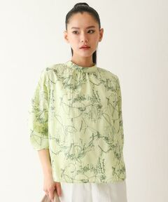 Maison de CINQ / メゾン ドゥ サンク シャツ・ブラウス | 【小さいサイズ】線描き刺繍デザインブラウス