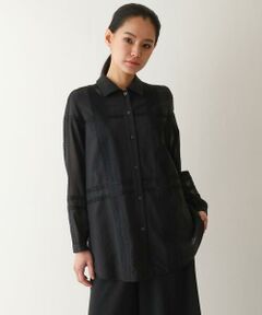 Maison de CINQ / メゾン ドゥ サンク シャツ・ブラウス | 【小さいサイズ/洗濯機で洗える】デコレーション刺繍ドライシアーシャツ