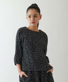 Maison de CINQ / メゾン ドゥ サンク シャツ・ブラウス | 【小さいサイズ】シアーチェックドットプリントブラウス