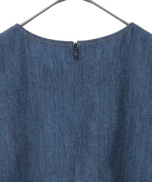 Maison de CINQ / メゾン ドゥ サンク ロング・マキシ丈スカート | 【小さいサイズ】サイドプリーツデニム風ジャンパースカート | 詳細15