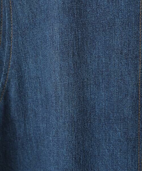 Maison de CINQ / メゾン ドゥ サンク ロング・マキシ丈スカート | 【小さいサイズ】サイドプリーツデニム風ジャンパースカート | 詳細18