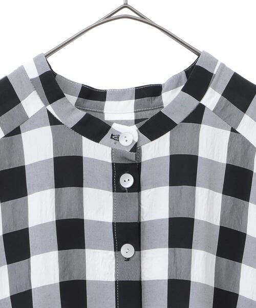 Maison de CINQ / メゾン ドゥ サンク ロング・マキシ丈ワンピース | 【小さいサイズ】ギンガムサッカーデザインワンピース | 詳細13