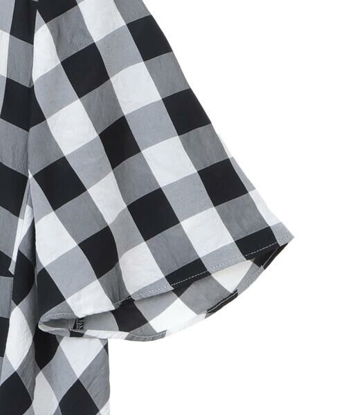 Maison de CINQ / メゾン ドゥ サンク ロング・マキシ丈ワンピース | 【小さいサイズ】ギンガムサッカーデザインワンピース | 詳細14