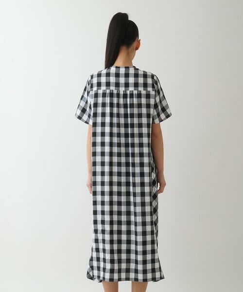 Maison de CINQ / メゾン ドゥ サンク ロング・マキシ丈ワンピース | 【小さいサイズ】ギンガムサッカーデザインワンピース | 詳細3