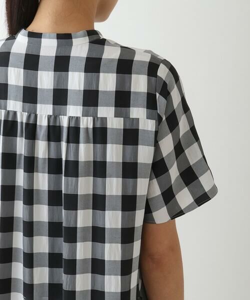 Maison de CINQ / メゾン ドゥ サンク ロング・マキシ丈ワンピース | 【小さいサイズ】ギンガムサッカーデザインワンピース | 詳細5