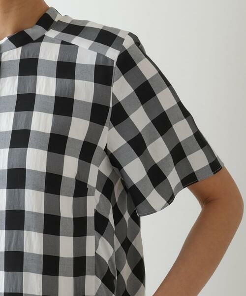 Maison de CINQ / メゾン ドゥ サンク ロング・マキシ丈ワンピース | 【小さいサイズ】ギンガムサッカーデザインワンピース | 詳細6