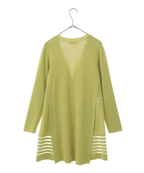 Maison de CINQ / メゾン ドゥ サンク カーディガン・ボレロ | 【小さいサイズ/接触冷感】シアーボーダーアクセントニットカーディガン | 詳細20