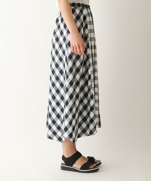 Maison de CINQ / メゾン ドゥ サンク ロング・マキシ丈スカート | アシンメトリーヘムギンガムスカート | 詳細2
