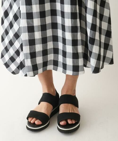 Maison de CINQ / メゾン ドゥ サンク ロング・マキシ丈スカート | アシンメトリーヘムギンガムスカート | 詳細6