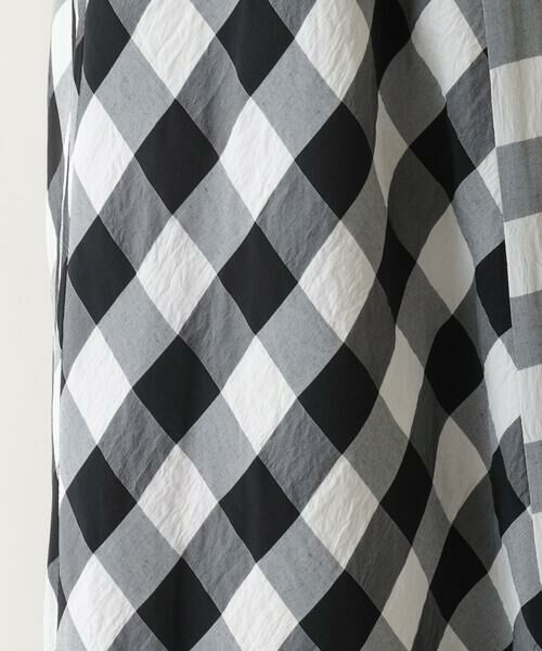 Maison de CINQ / メゾン ドゥ サンク ロング・マキシ丈スカート | アシンメトリーヘムギンガムスカート | 詳細7