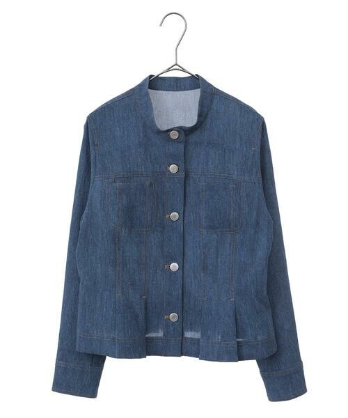 Maison de CINQ / メゾン ドゥ サンク セットアップ | 【小さいサイズ】デニム風ステッチデザインジャケット | 詳細18