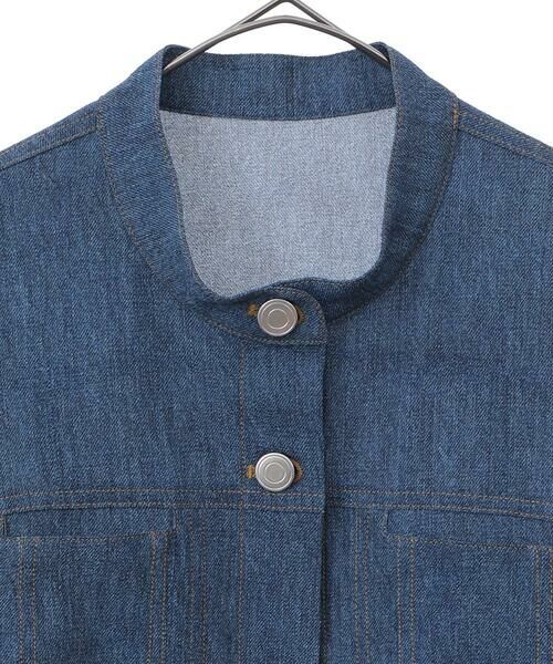 Maison de CINQ / メゾン ドゥ サンク セットアップ | 【小さいサイズ】デニム風ステッチデザインジャケット | 詳細20