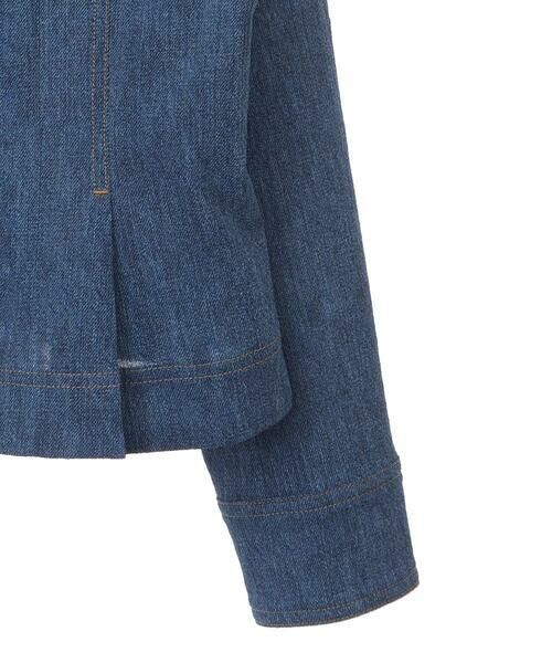 Maison de CINQ / メゾン ドゥ サンク セットアップ | 【小さいサイズ】デニム風ステッチデザインジャケット | 詳細21