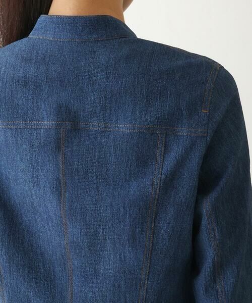 Maison de CINQ / メゾン ドゥ サンク セットアップ | 【小さいサイズ】デニム風ステッチデザインジャケット | 詳細7