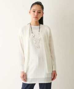 Maison de CINQ / メゾン ドゥ サンク カーディガン・ボレロ | 【小さいサイズ】プリモーディアルプリーツチェック柄カーディガン