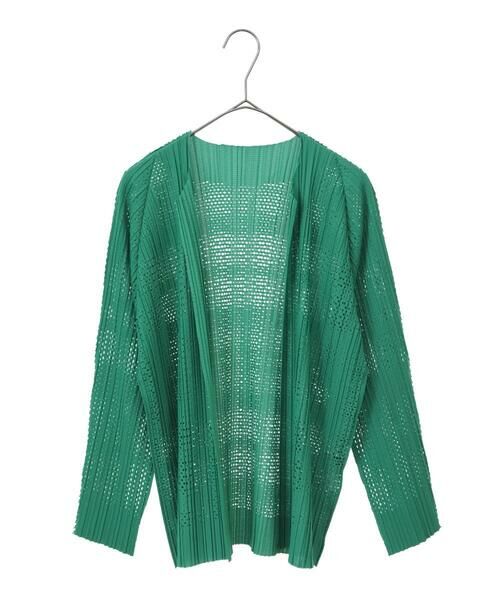 Maison de CINQ / メゾン ドゥ サンク カーディガン・ボレロ | 【小さいサイズ】プリモーディアルプリーツチェック柄カーディガン | 詳細21