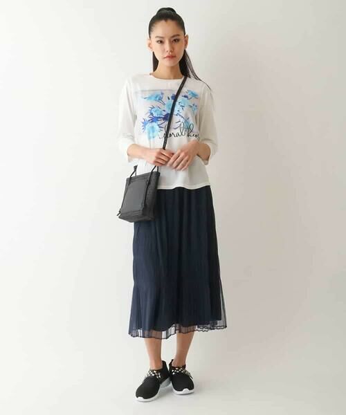 Maison de CINQ / メゾン ドゥ サンク カットソー | 【小さいサイズ】転写プリントドッキングカットソー | 詳細11