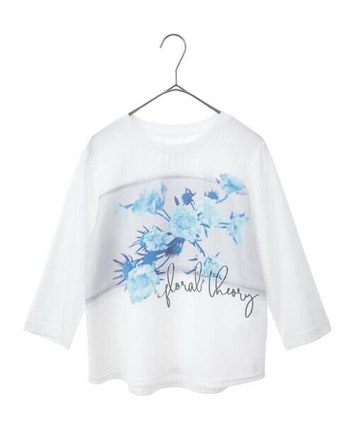 Maison de CINQ / メゾン ドゥ サンク カットソー | 【小さいサイズ】転写プリントドッキングカットソー | 詳細16