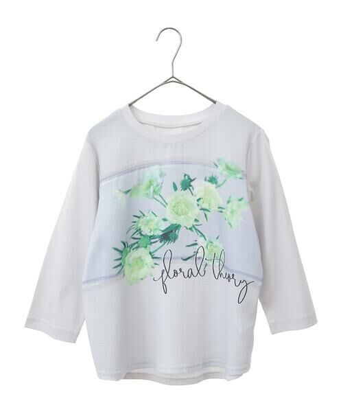 Maison de CINQ / メゾン ドゥ サンク カットソー | 【小さいサイズ】転写プリントドッキングカットソー | 詳細17