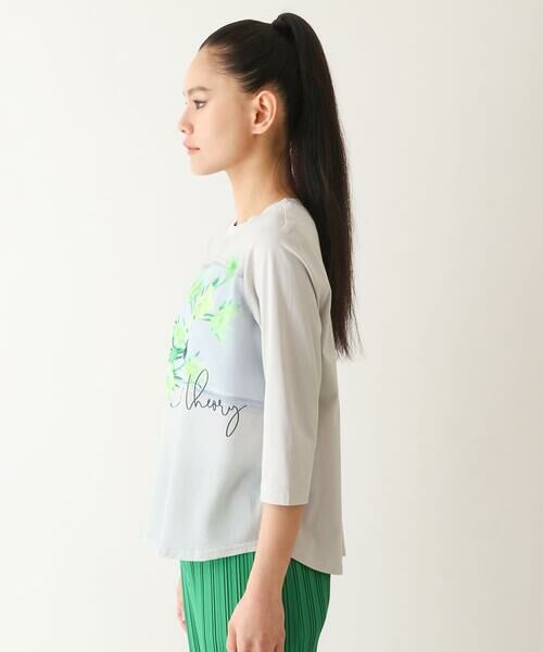 Maison de CINQ / メゾン ドゥ サンク カットソー | 【小さいサイズ】転写プリントドッキングカットソー | 詳細2