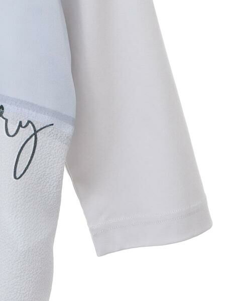 Maison de CINQ / メゾン ドゥ サンク カットソー | 【小さいサイズ】転写プリントドッキングカットソー | 詳細20