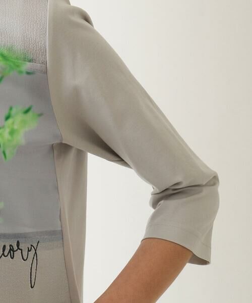 Maison de CINQ / メゾン ドゥ サンク カットソー | 【小さいサイズ】転写プリントドッキングカットソー | 詳細6